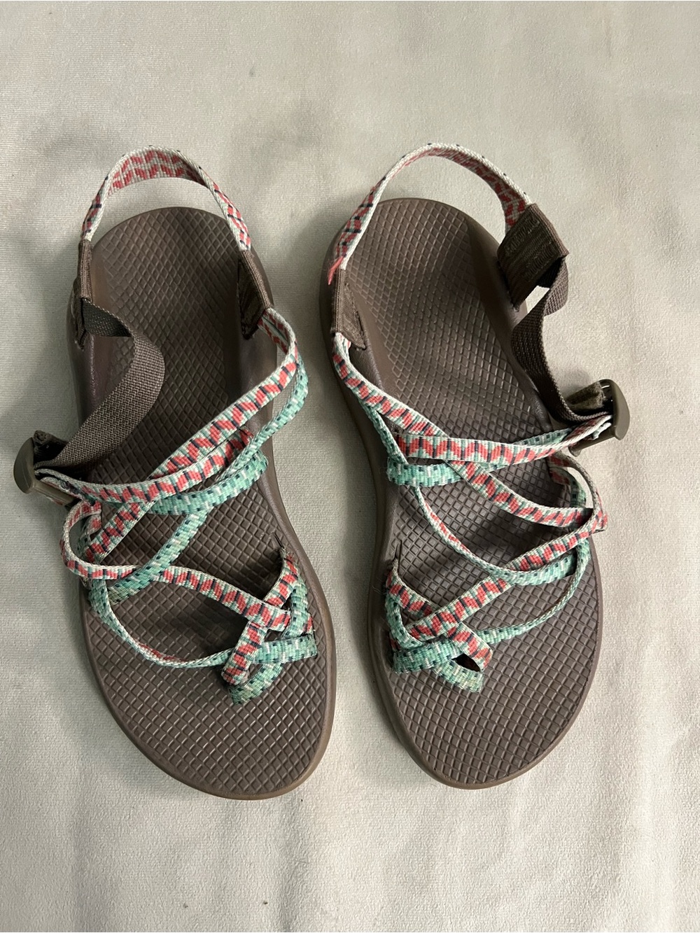 🌿 Chaco ZX/2 Classic Sport Sandals Women’s Size 9 Adjustable Hiking Trail